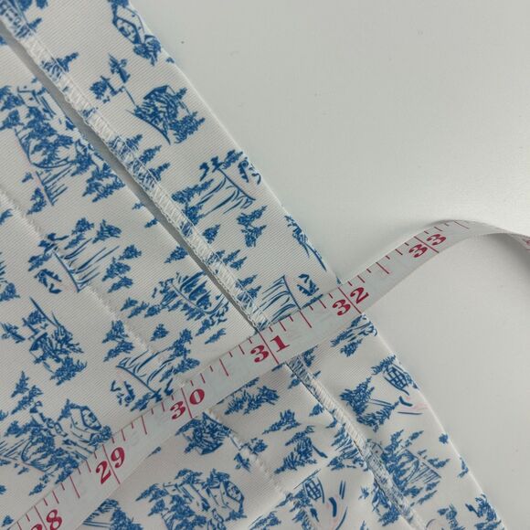 Peter Millar Polo Shirt Ski Slope Pattern Men's XXL Pearl White Blue Golf Tennis - Picture 12 of 12